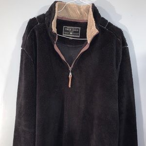 True Grit Double Plush Quarter-Zip Pullover